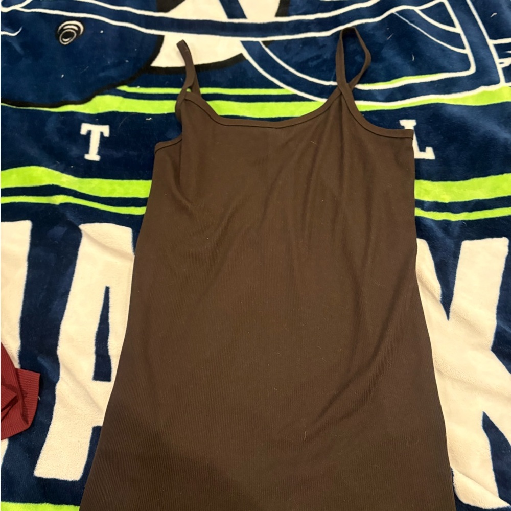 No Boundaries Brown Tank Top